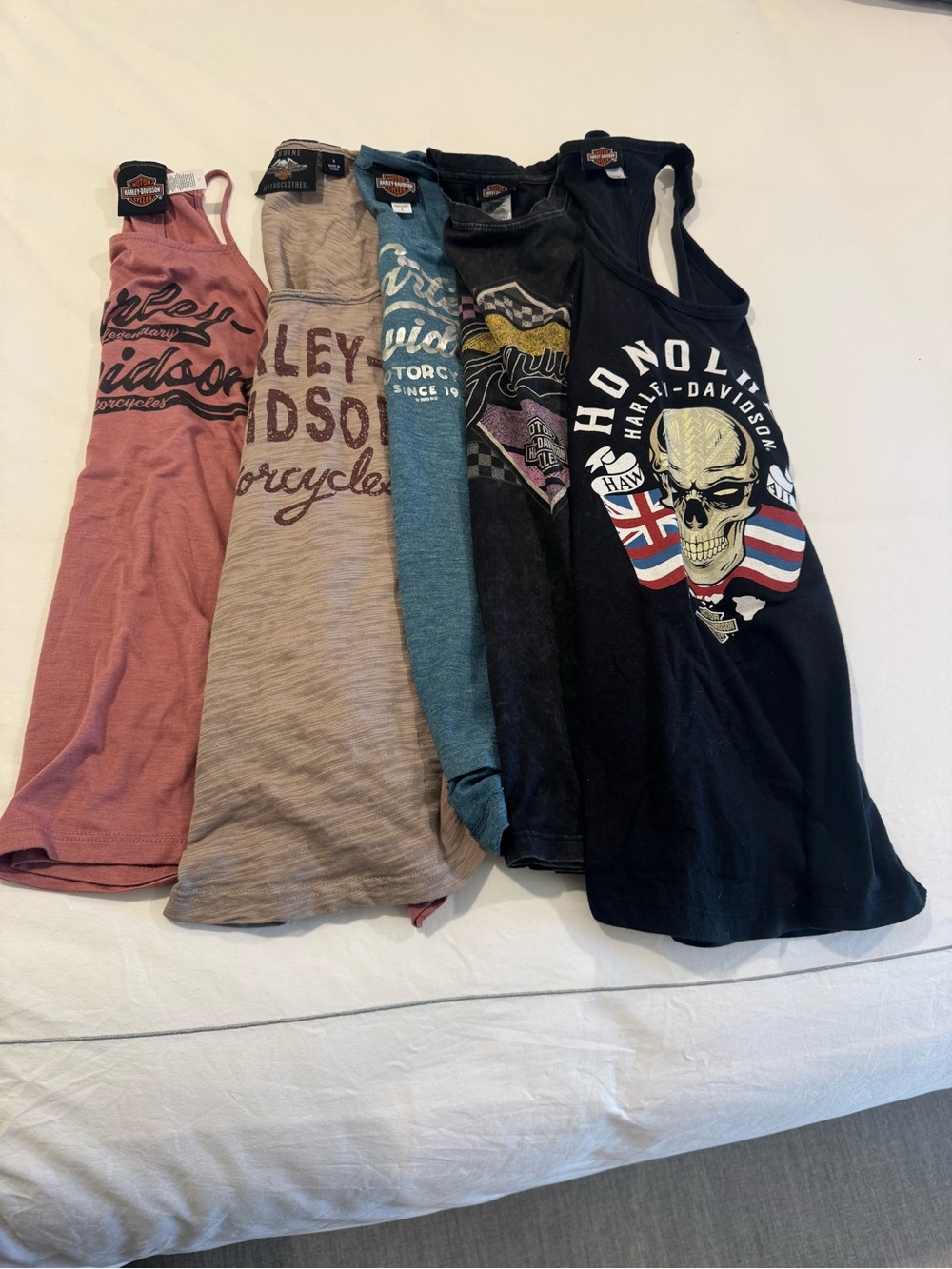 Women’s Harley-Davidson tank tops smalls and mediums